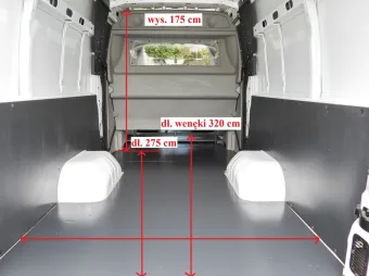 Renault Master brygadówka 165KM 655108 - tyl zabudowy