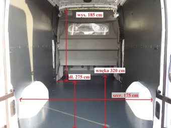 Renault Master brygadówka 130KM 734027 - tyl zabudowy