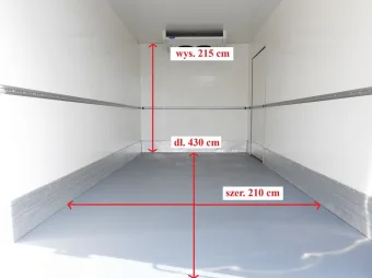 Renault Master chłodnia kontener 8 palet 165KM 318007 - tyl zabudowy
