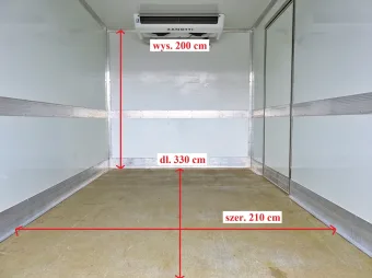 Renault Master kontener chłodnia 145KM 405777 - tyl zabudowy