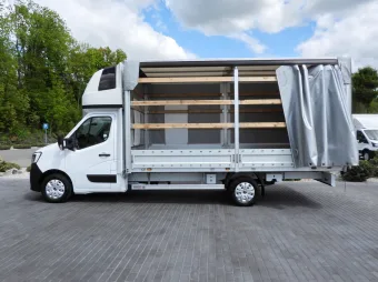 Renault Master skrzynia plandeka 10 palet 165KM 972721 - bok prawy