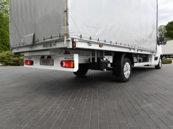 Renault Master skrzynia plandeka 10 palet 165KM 972721 - otwarcie zabudowy
