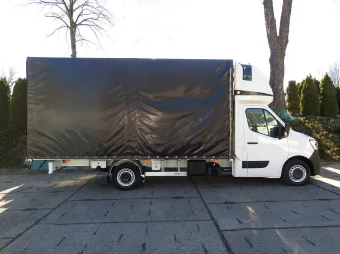 Renault Master skrzynia plandeka 10 palet 165KM 088722 - bok prawy