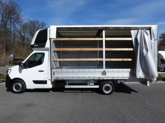 Renault Master skrzynia plandeka 10 palet 165KM 958918 - bok prawy