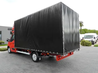 Renault Master skrzynia plandeka 10 palet 165KM 583427 - bok tyl
