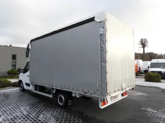 Renault Master skrzynia plandeka 10 palet 165KM 980587 - bok tyl