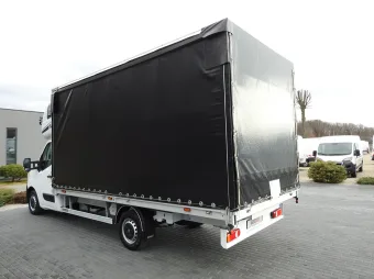 Renault Master skrzynia plandeka 10 palet 165KM 993955 - bok tyl