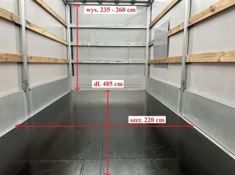 Renault Master skrzynia plandeka 10 palet 165KM 128523 - podwozie