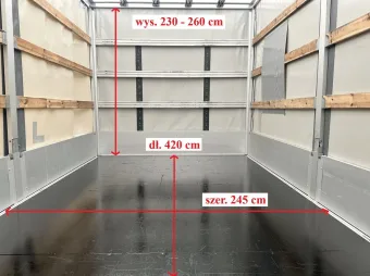 Renault Master skrzynia plandeka 10 palet 165KM 130368 - podwozie
