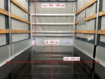 Renault Master skrzynia plandeka 10 palet 165KM 224009 - podwozie