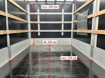 Renault Master skrzynia plandeka 10 palet 165KM 363249 - podwozie