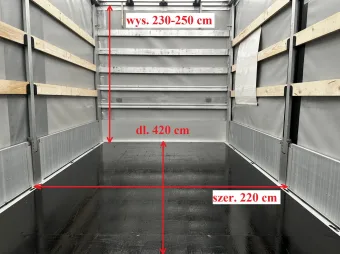Renault Master skrzynia plandeka 8 palet 165KM 414173 - podwozie