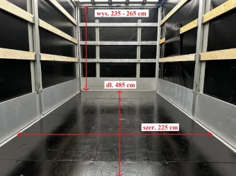 Renault Master skrzynia plandeka 10 palet 165KM 430274 - podwozie