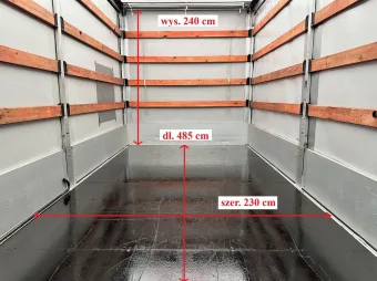Renault Master skrzynia plandeka 10 palet 165KM 430338 - podwozie