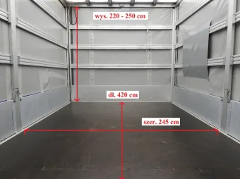 Renault Master skrzynia plandeka 10 palet 165KM 527917 - podwozie