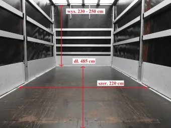 Renault Master skrzynia plandeka 10 palet 165KM 537250 - podwozie
