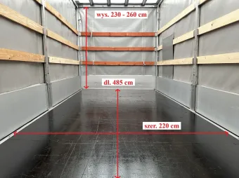 Renault Master skrzynia plandeka 10 palet 165KM 546804 - podwozie