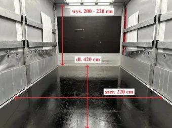 Renault Master skrzynia plandeka 8 palet 165KM 593824 - podwozie