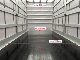 Renault Master skrzynia plandeka 10 palet 165KM 593853 - podwozie