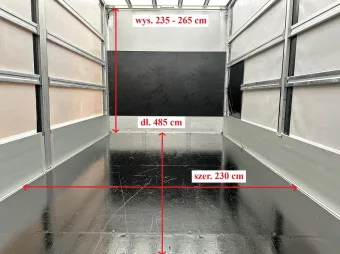 Renault Master skrzynia plandeka 10 palet 165KM 604506 - podwozie