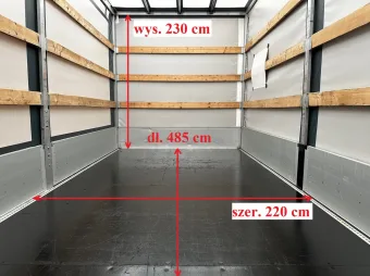 Renault Master skrzynia plandeka 10 palet 165KM 634441 - podwozie