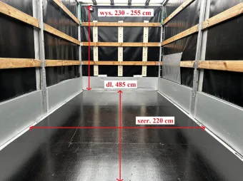 Renault Master skrzynia plandeka 10 palet 165KM 755733 - podwozie