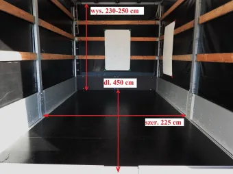 Renault Master skrzynia plandeka 9 palet 165KM 755969 - podwozie