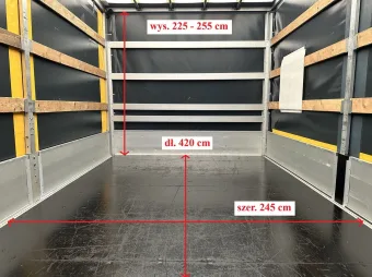 Renault Master skrzynia plandeka 10 palet 165KM 799350 - podwozie