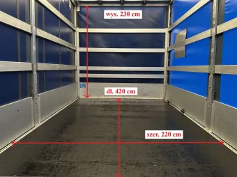 Renault Master skrzynia plandeka 8 palet 170KM 893694 - podwozie