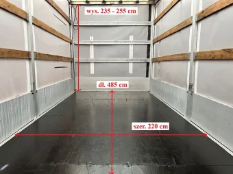 Renault Master skrzynia plandeka 10 palet 165KM 931698 - podwozie