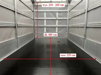 Renault Master skrzynia plandeka 10 palet 165KM 941360 - podwozie