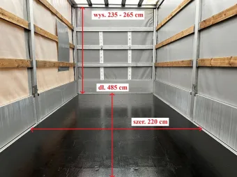 Renault Master skrzynia plandeka 10 palet 165KM 958825 - podwozie