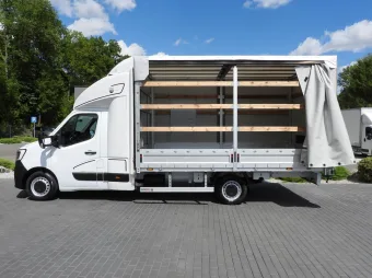 Renault Master skrzynia plandeka 10 palet 165KM 130368 - tyl