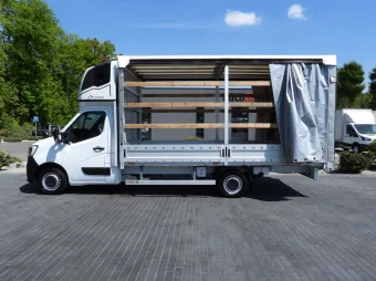 Renault Master skrzynia plandeka 10 palet 165KM 541728 - tyl
