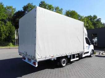Renault Master skrzynia plandeka 10 palet 165KM 130368 - tyl zabudowy