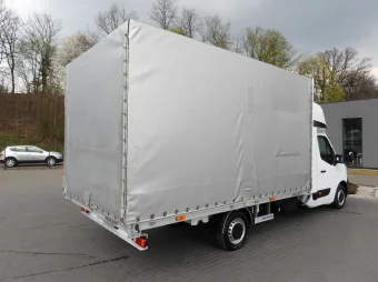 Renault Master skrzynia plandeka 10 palet 165KM 553225 - tyl zabudowy