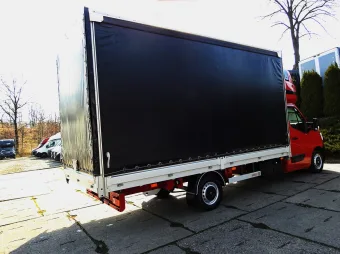 Renault Master skrzynia plandeka 10 palet 165KM 594417 - tyl zabudowy