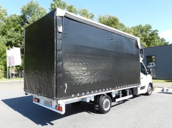 Renault Master skrzynia plandeka 10 palet 165KM 685432 - tyl zabudowy