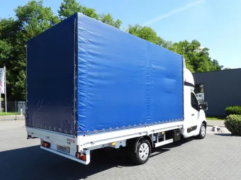Renault Master skrzynia plandeka 8 palet 170KM 893694 - tyl zabudowy