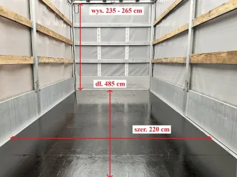 Renault Master skrzynia plandeka 10 palet 165KM 958918 - zabudowa