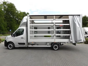 Renault Master skrzynia plandeka 10 palet 165KM 071422 - zaladunek