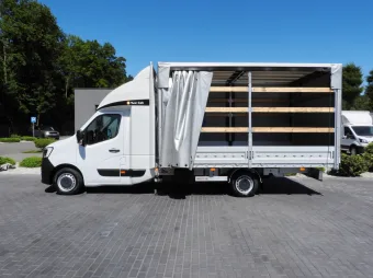 Renault Master skrzynia plandeka 10 palet 165KM 414028 - zaladunek