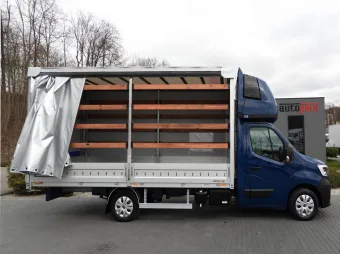 Renault Master skrzynia plandeka 10 palet 165KM 430338 - zaladunek