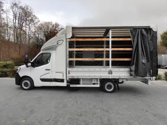 Renault Master skrzynia plandeka 10 palet 165KM 549550 - zaladunek