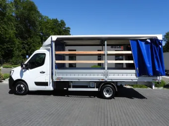 Renault Master skrzynia plandeka 10 palet 165KM 560534 - zaladunek