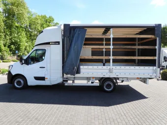 Renault Master skrzynia plandeka 10 palet 165KM 799350 - zaladunek