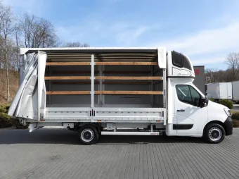 Renault Master skrzynia plandeka 10 palet 165KM 931698 - zaladunek