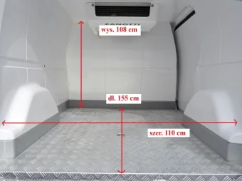 Toyota Proace City furgon chłodnia 100KM 972433 - tyl zabudowy