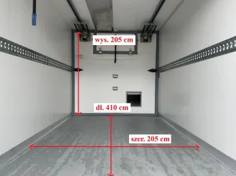 Volkswagen Crafter kontener chłodnia 8 palet 180KM 043093 - zabudowa