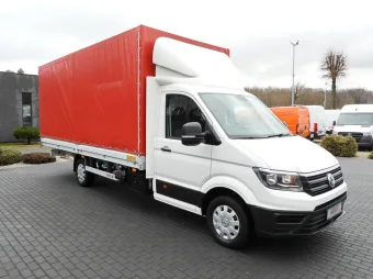 Volkswagen Crafter skrzynia plandeka 10 palet 180KM 042552 - przód prawy